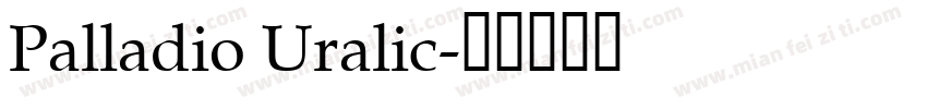 Palladio Uralic字体转换